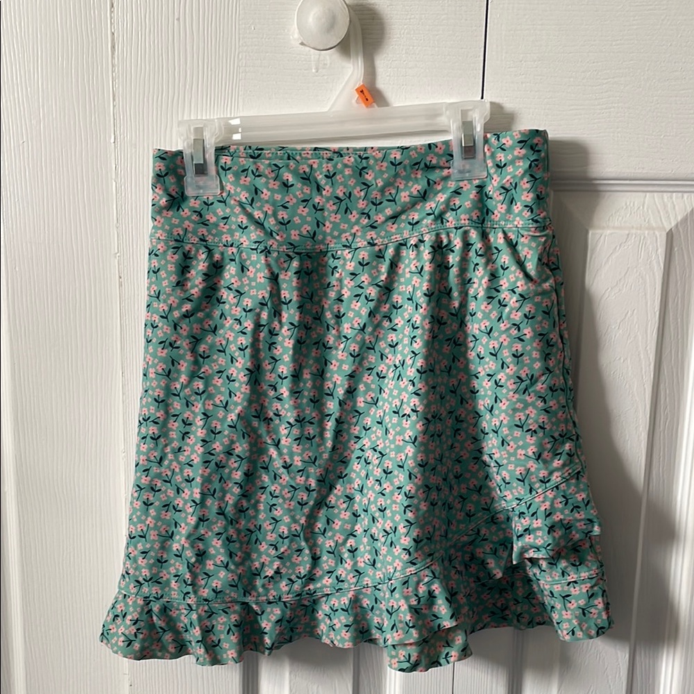 Lime Ricki Green Swim Skirt
